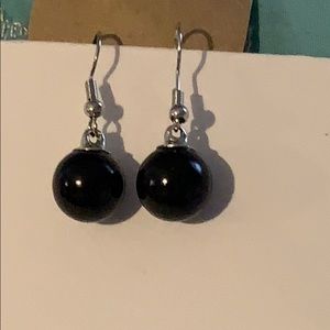 3/$7 Dangle Earring with a Black Ball
